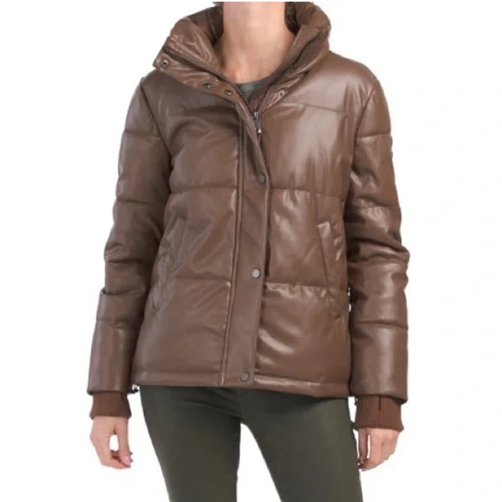 EUC BCBGMAXAZRIA Vegan Puffer - Picture 1 of 5